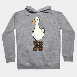 Goose in Boots Hoodie